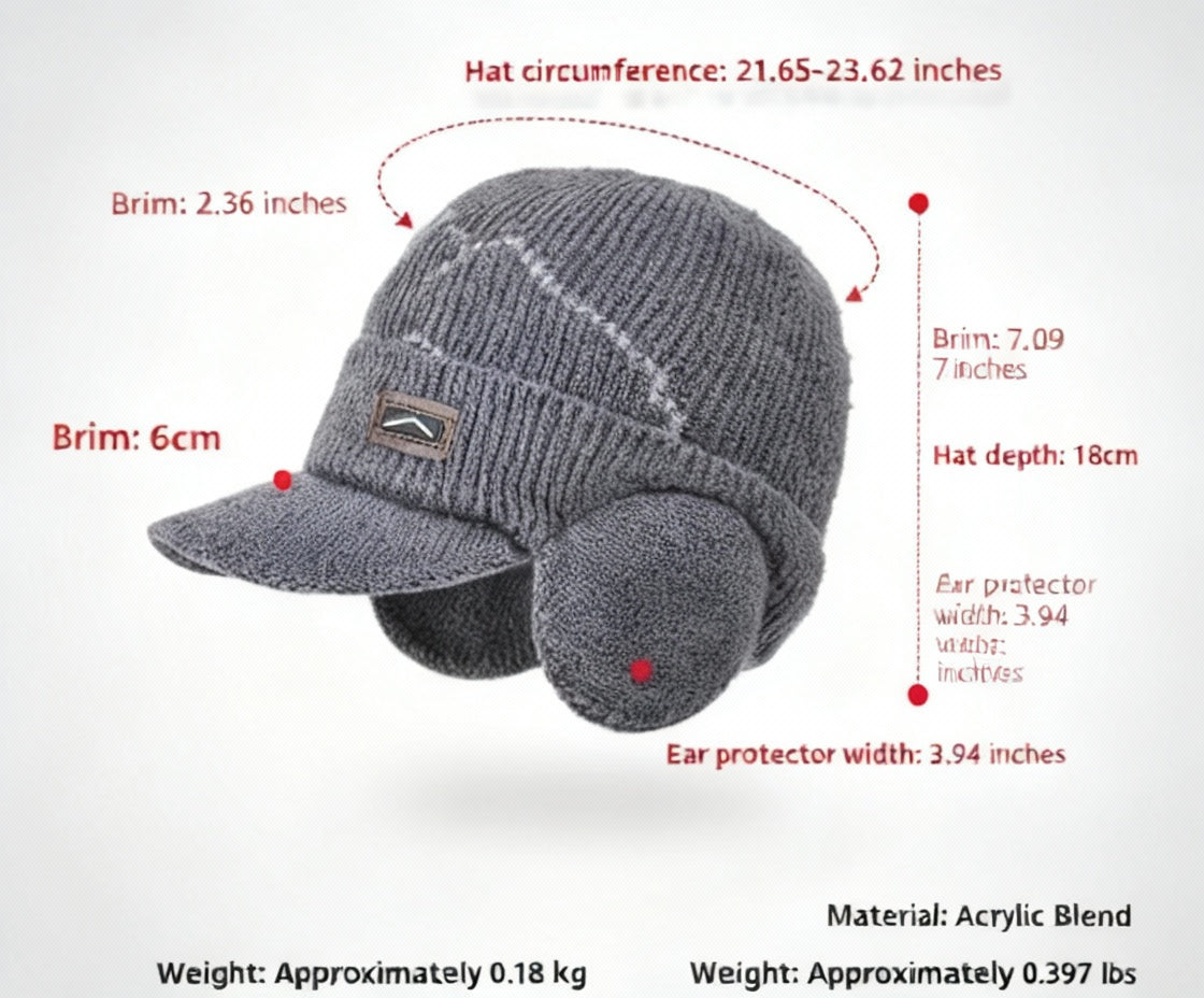 EarShield™ Knitted Earflap Hat