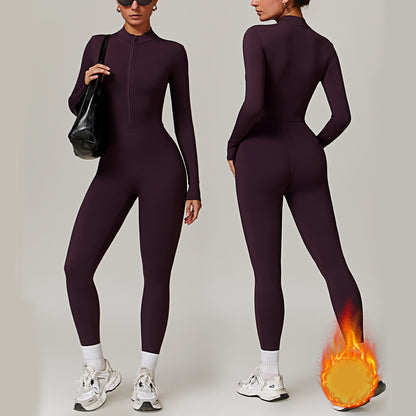 Winter-Curve Thermal Jumpsuit