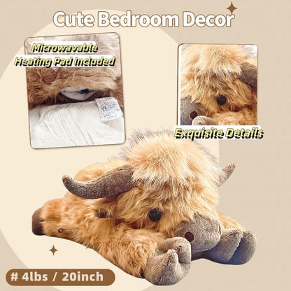 Comforting Highland Cow Weighted Plush™