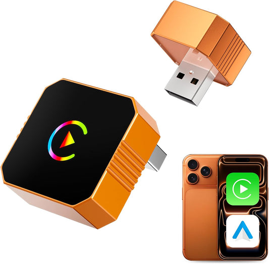 Wireless CarPlay Adapter for Apple iPhone ＆ Android