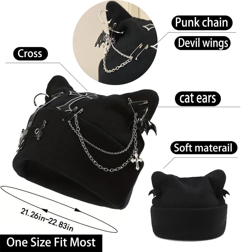 Gothic Cat Ear Beanie™