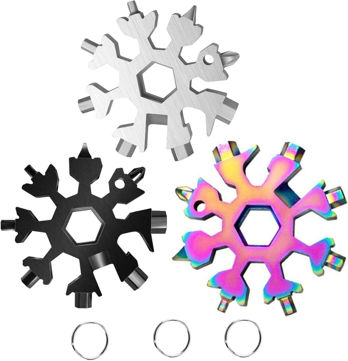 18-in-1 Steel Snowflake Multi-Tool