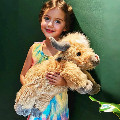 Comforting Highland Cow Weighted Plush™