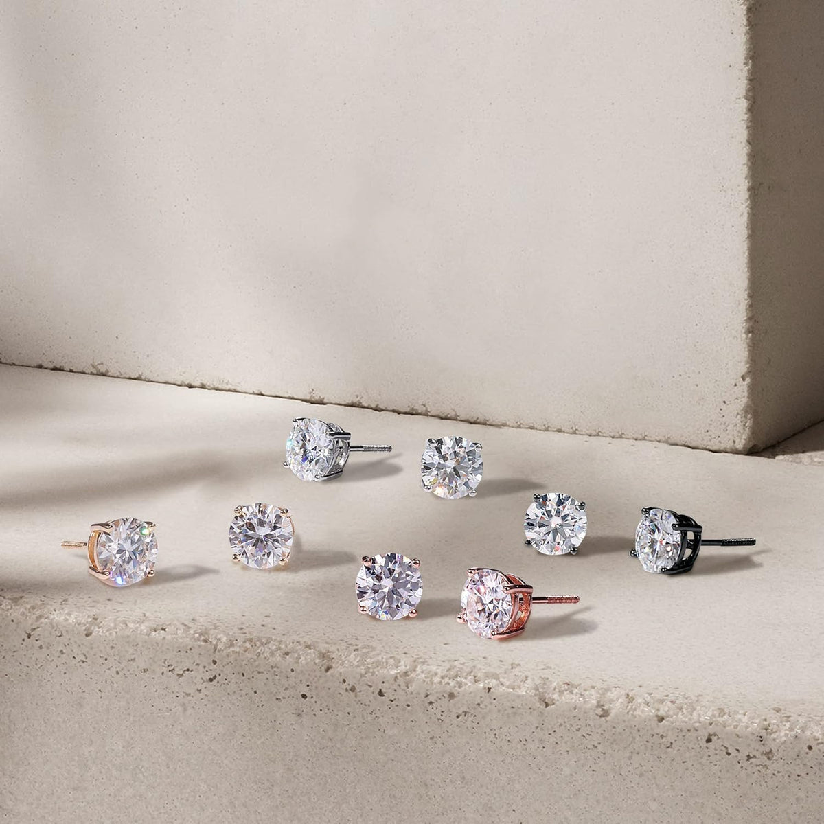 Moissanite Stud Earrings