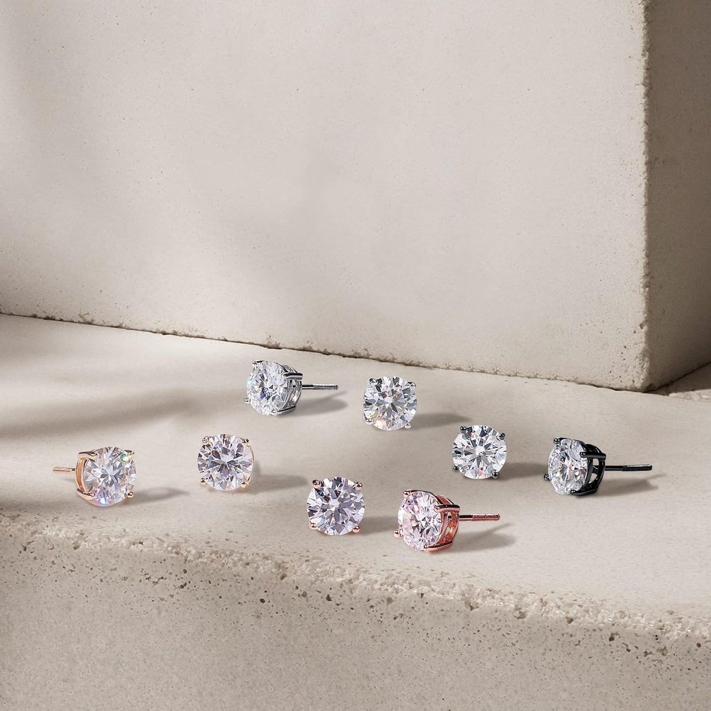 Moissanite Stud Earrings