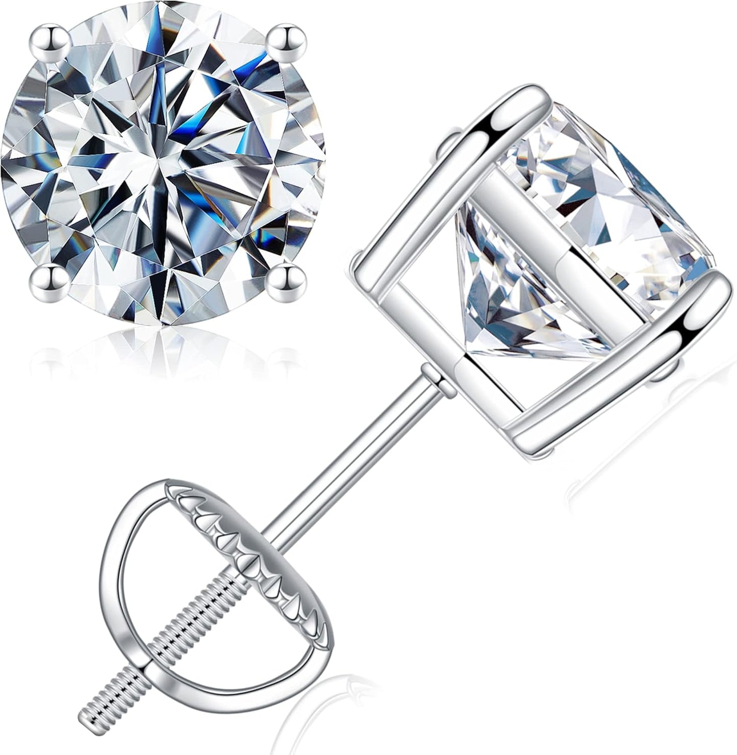 Moissanite Stud Earrings