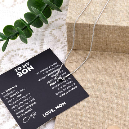 Cross Pendant Necklace for Son