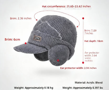 EarShield™ Knitted Earflap Hat