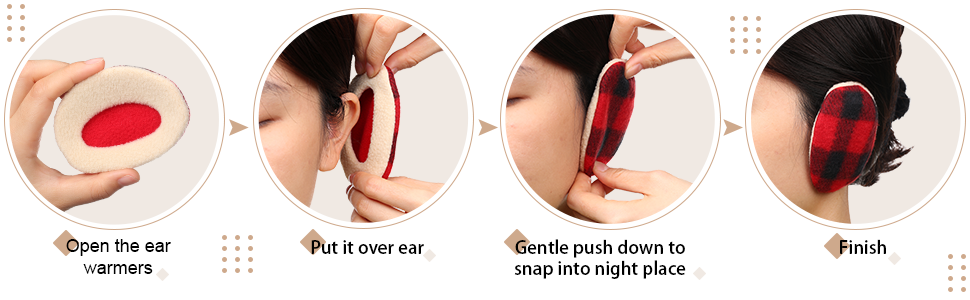 Bandless Ear Warmers