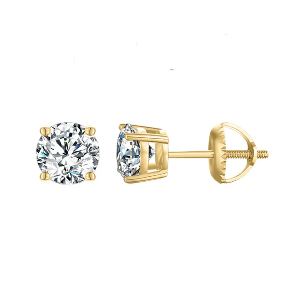 Moissanite Stud Earrings