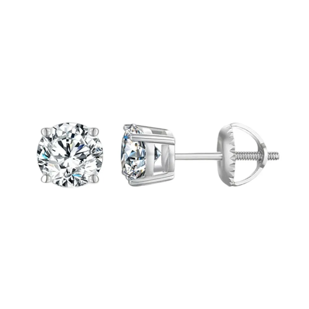 Moissanite Stud Earrings