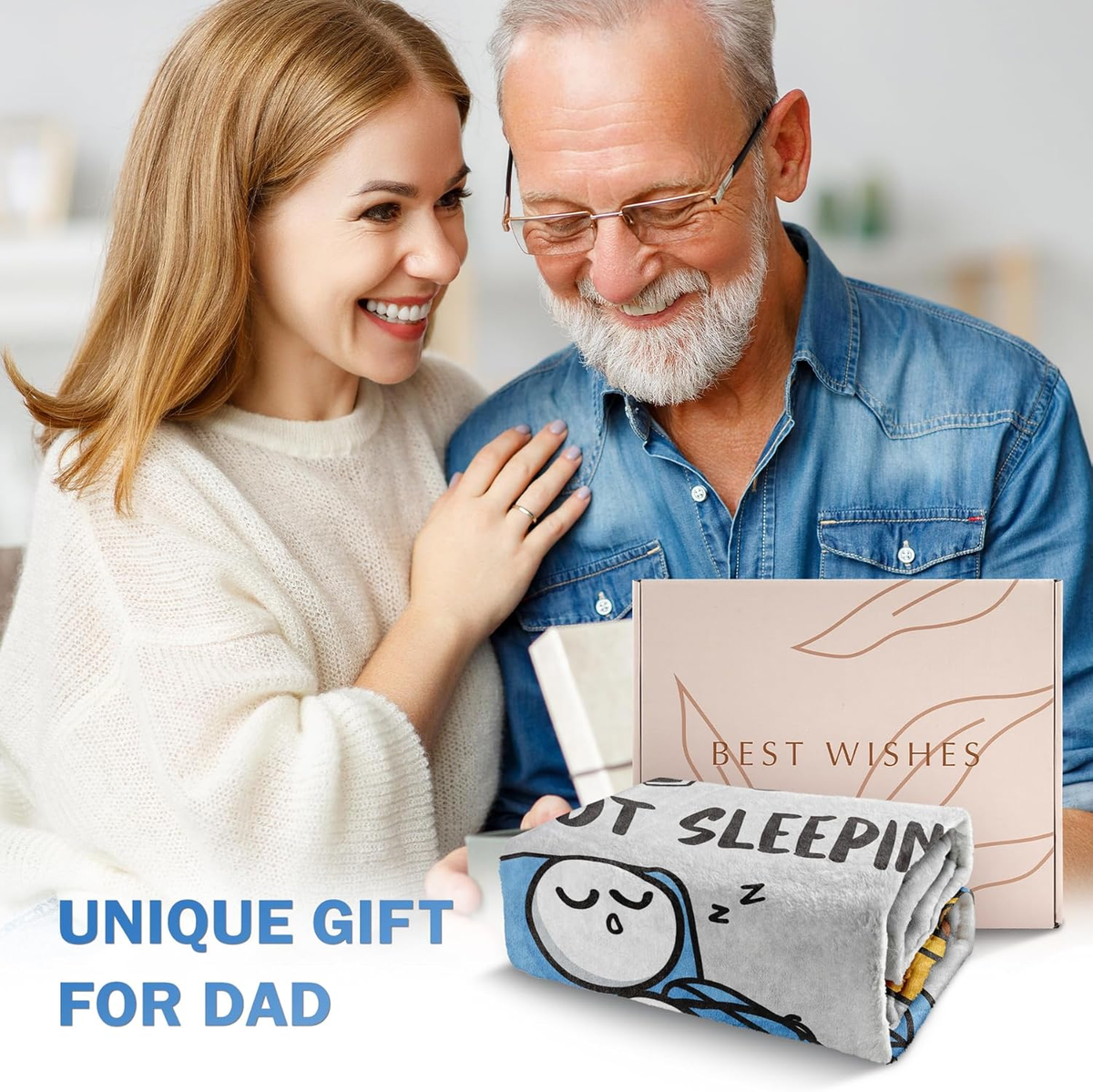 Father's Day Dad Blanket