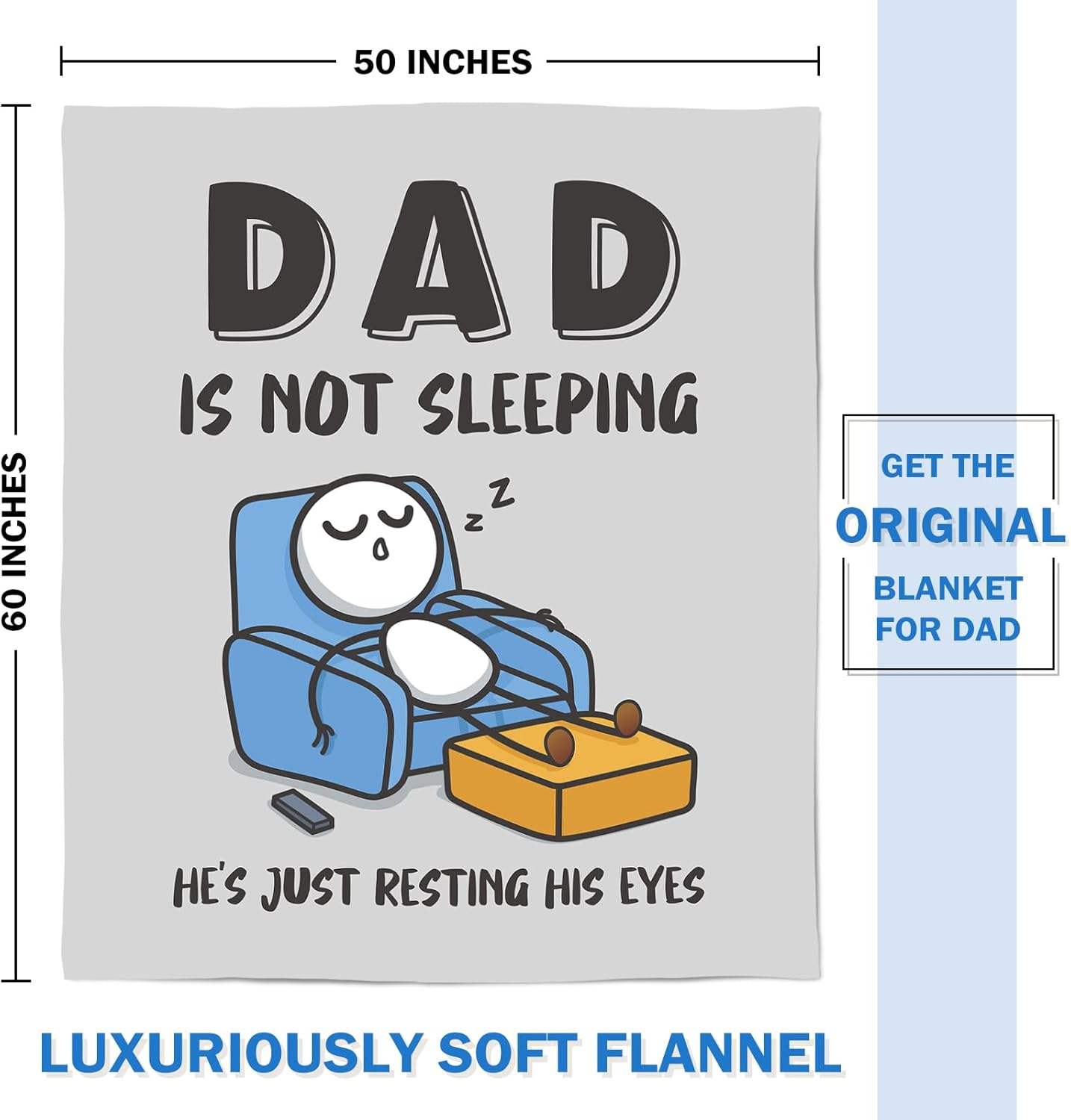 Father's Day Dad Blanket