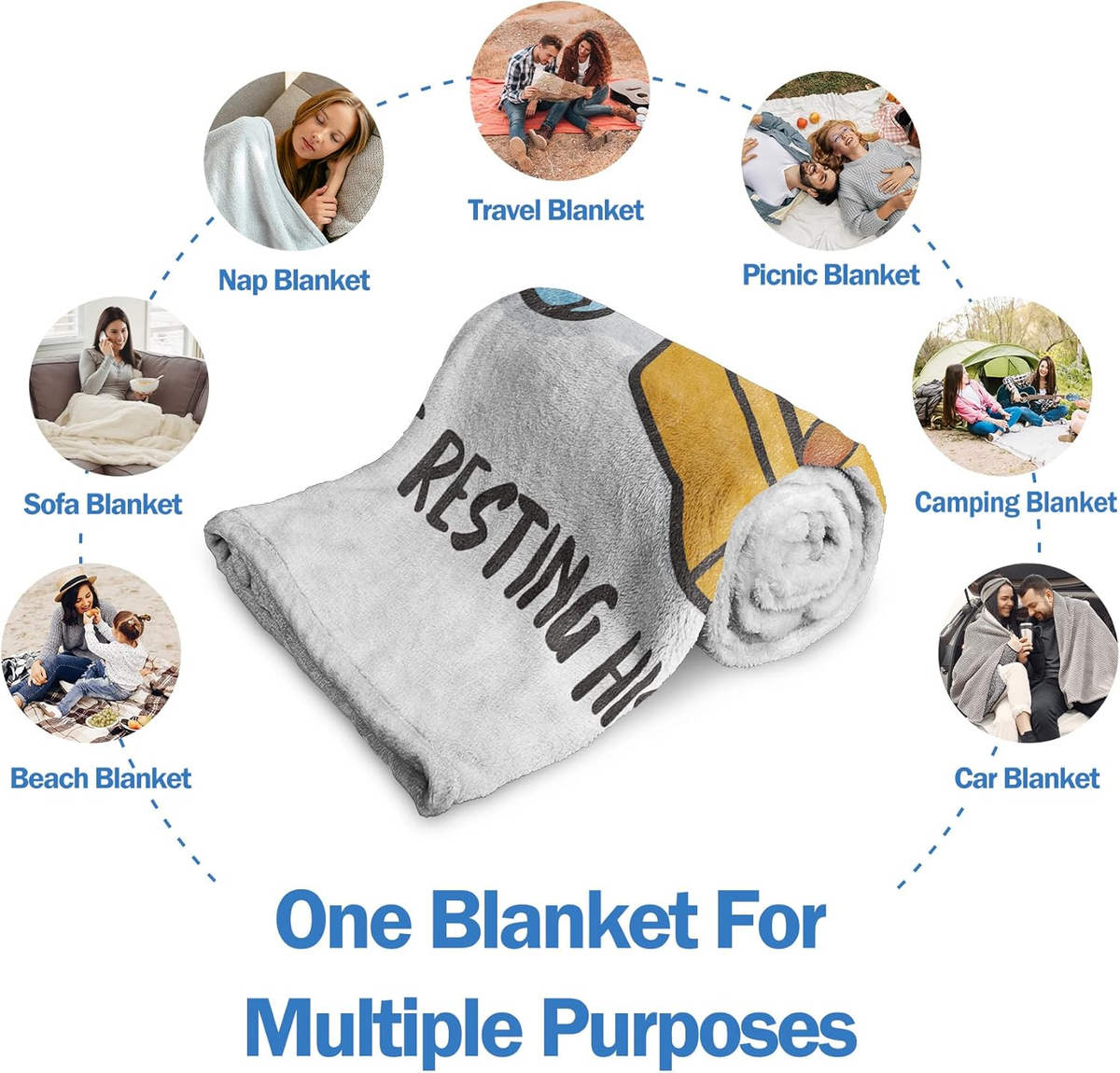 Father's Day Dad Blanket